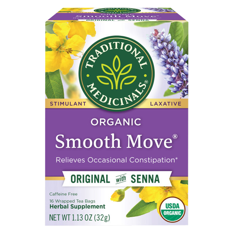 Traditional Medicinals Organic Smooth Move Herb Tea 16ct
