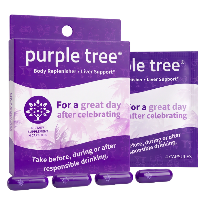Purple Tree® Post-Drink Wellness To-Go Pack (4ct)