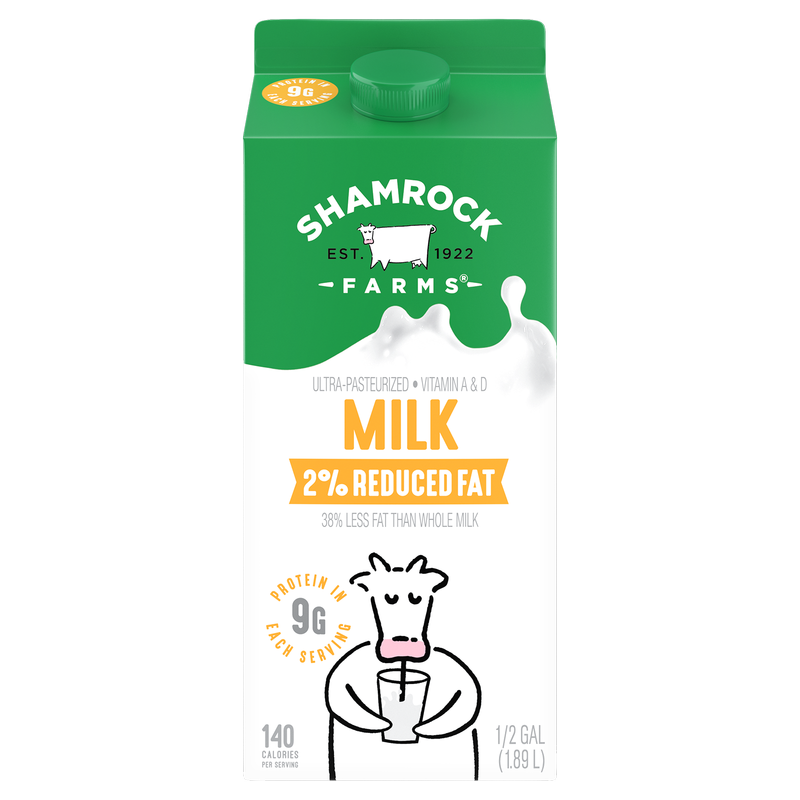 Shamrock Farms 2% White Milk 64oz