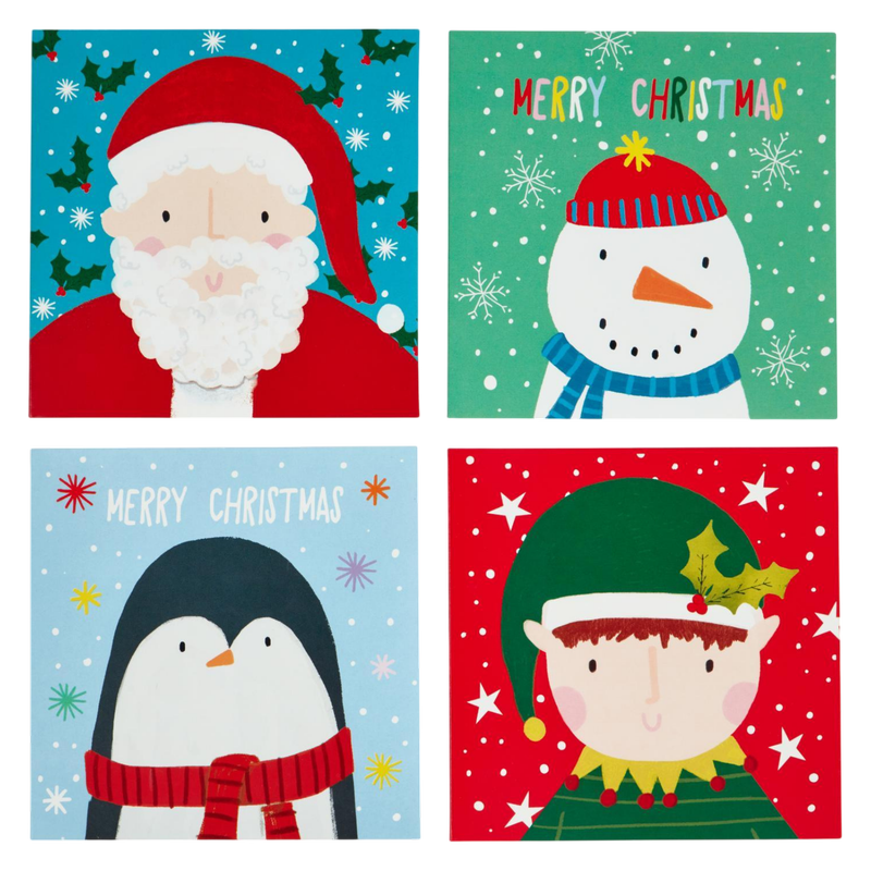 Morrisons Kids Festive Faces Cards, 15pcs
