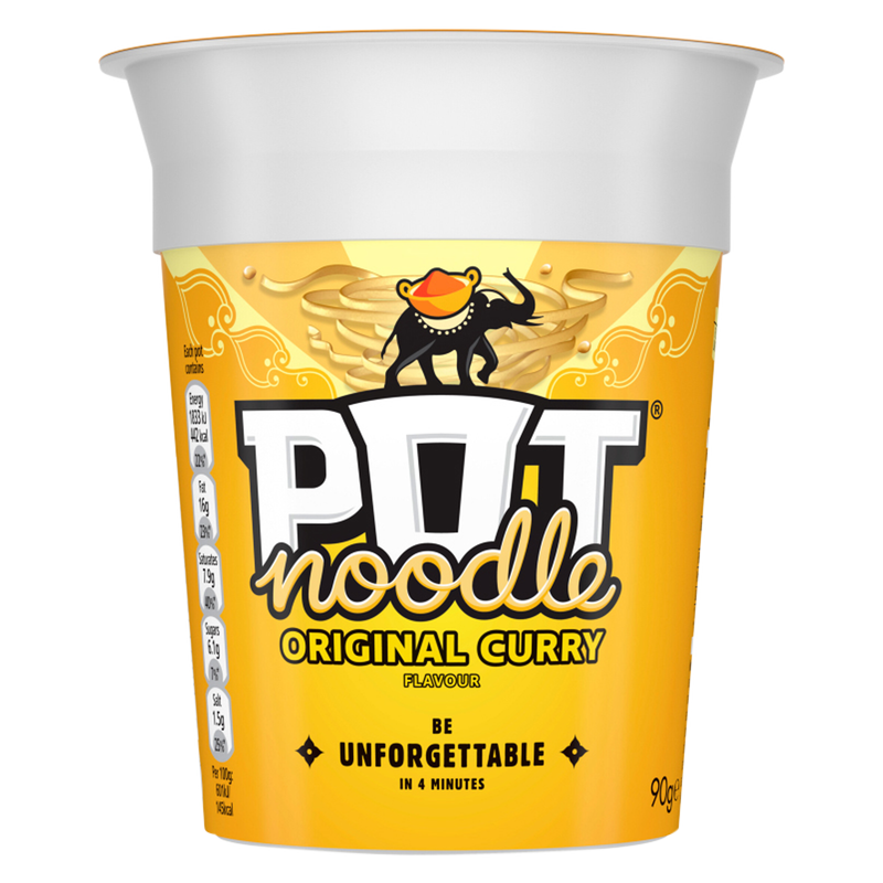 Pot Noodle Original Curry Flavour, 90g
