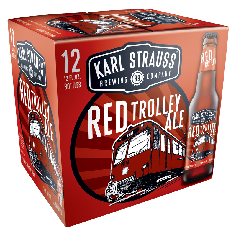 Karl Strauss Brewing Red Trolley Ale 12pk 12oz Btl