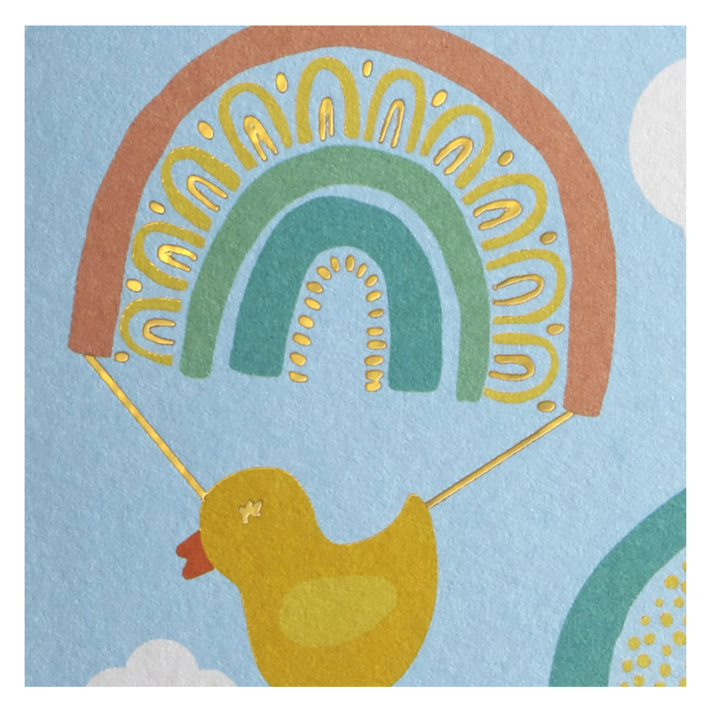 NIQUEA.D "Parachutes" Birthday Card 5x7"