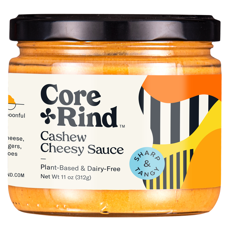 Core & Rind Sharp & tangy cashew cheesy sauce 11oz
