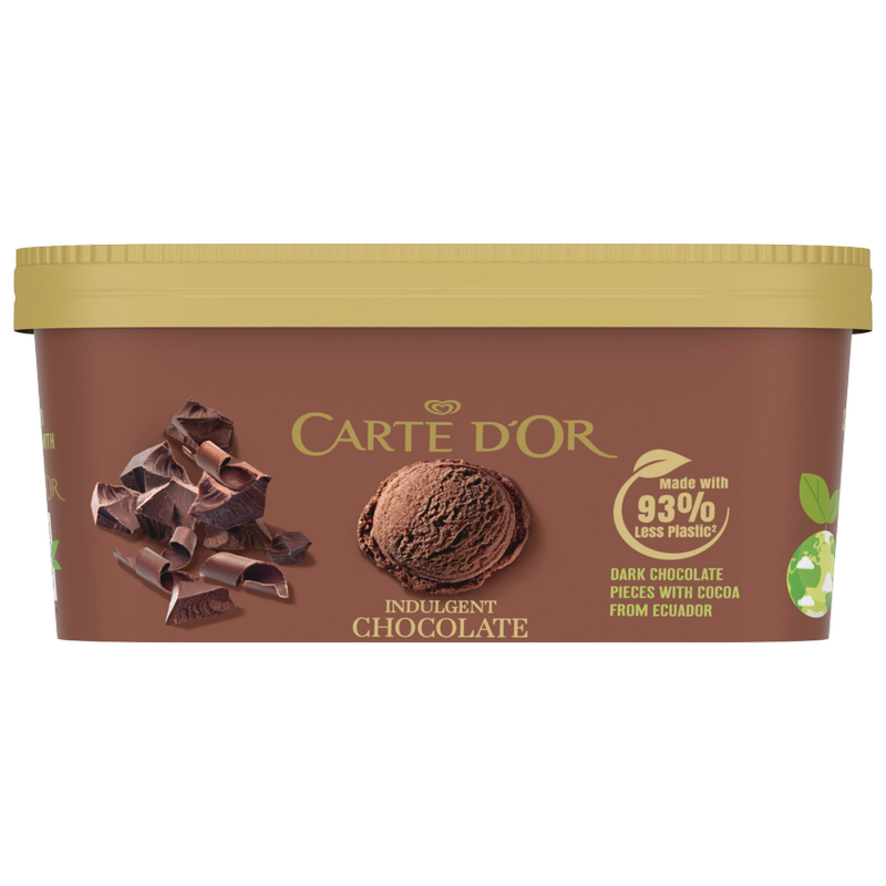 Carte D'Or Indulgent Chocolate Ice Cream, 900ml