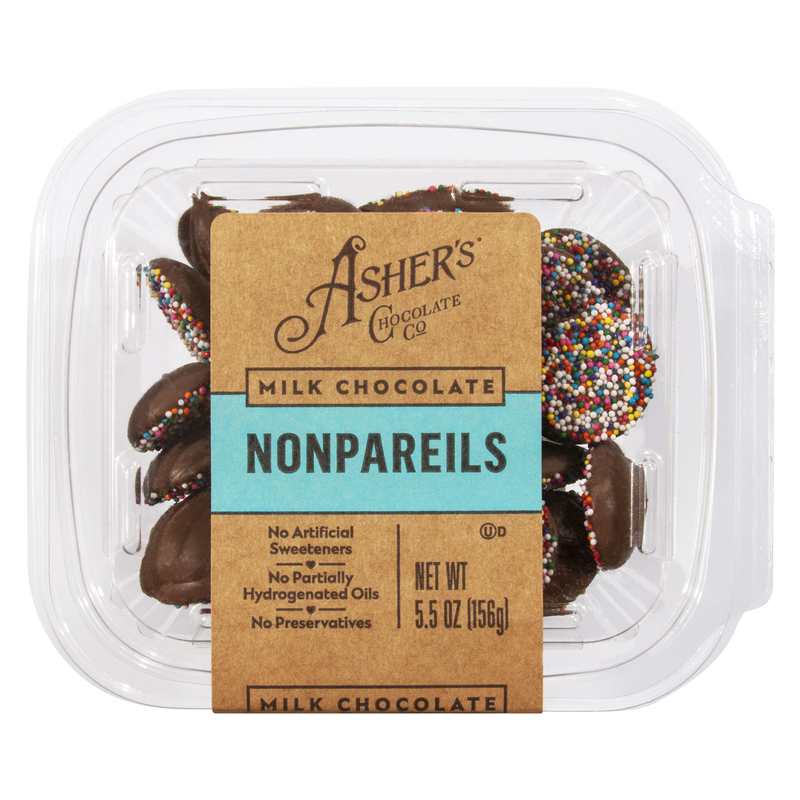 Asher's Milk Chocolate Nonpareils 5.5oz