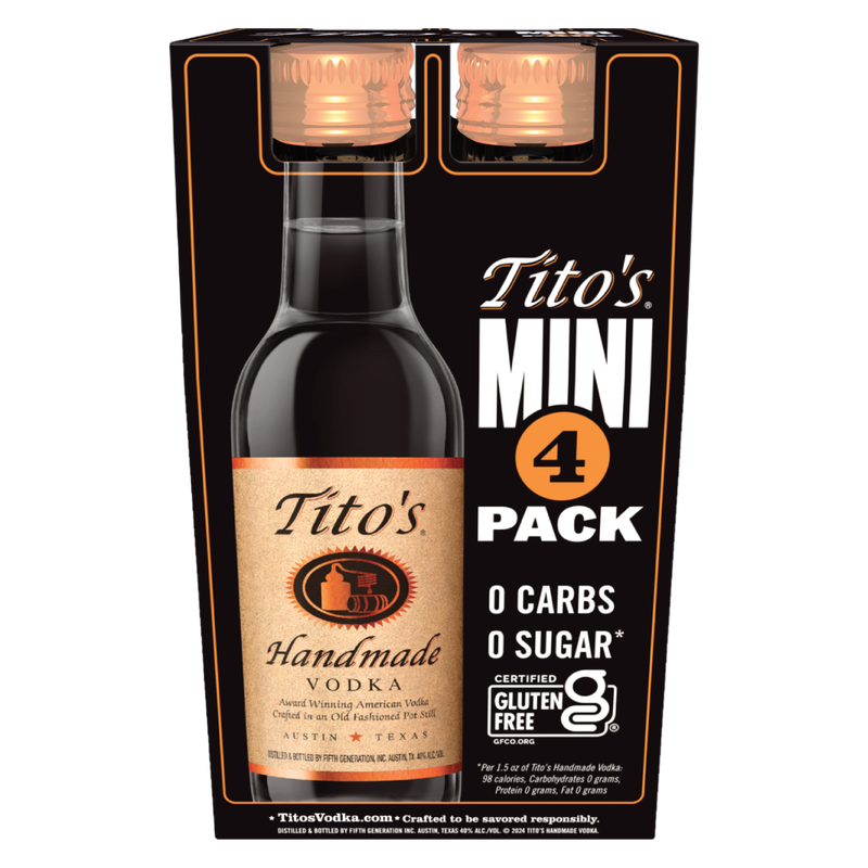 Tito's Vodka 4pk 50ml
