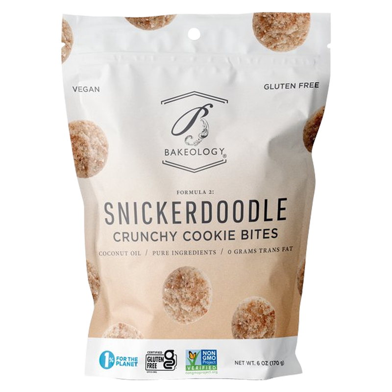 BAKEOLOGY Snickerdoodle Crunchy Cookie Bites 6oz