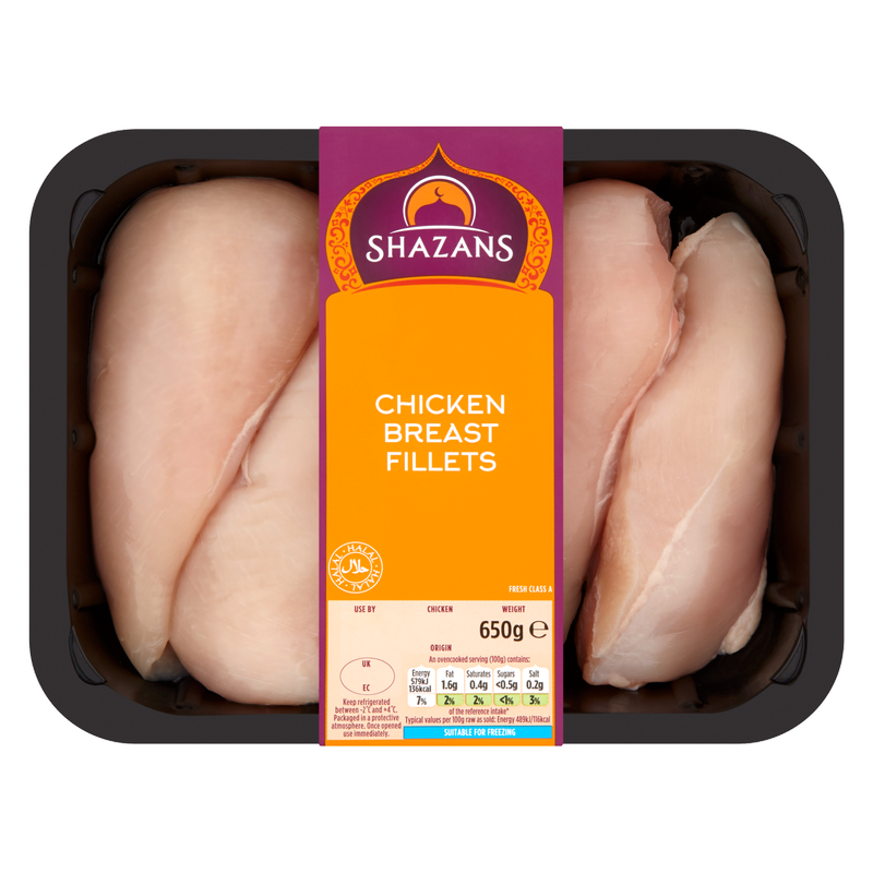 Shazan Chicken Breast Fillet (Halal), 650g