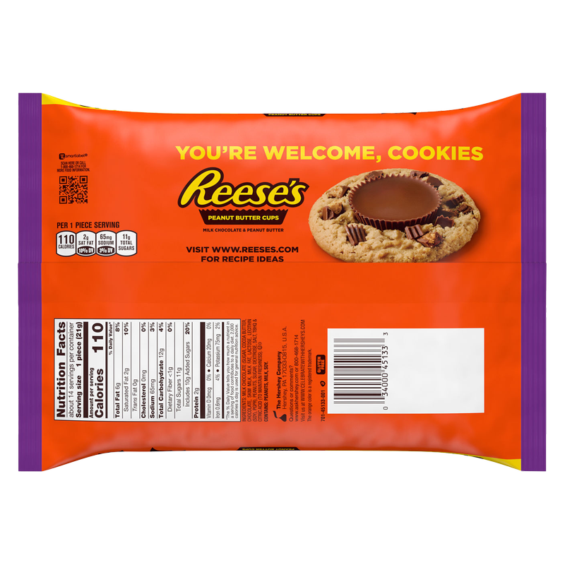Reese's Halloween Peanut Butter Cups Snack Size 10.5oz Bag