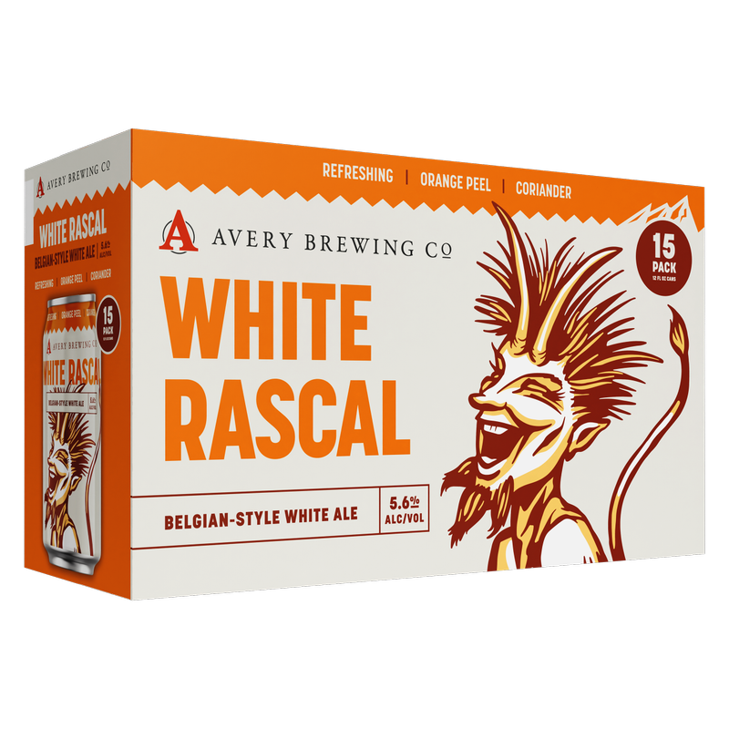 Avery White Rascal 15pk 12oz Can 5.6% ABV