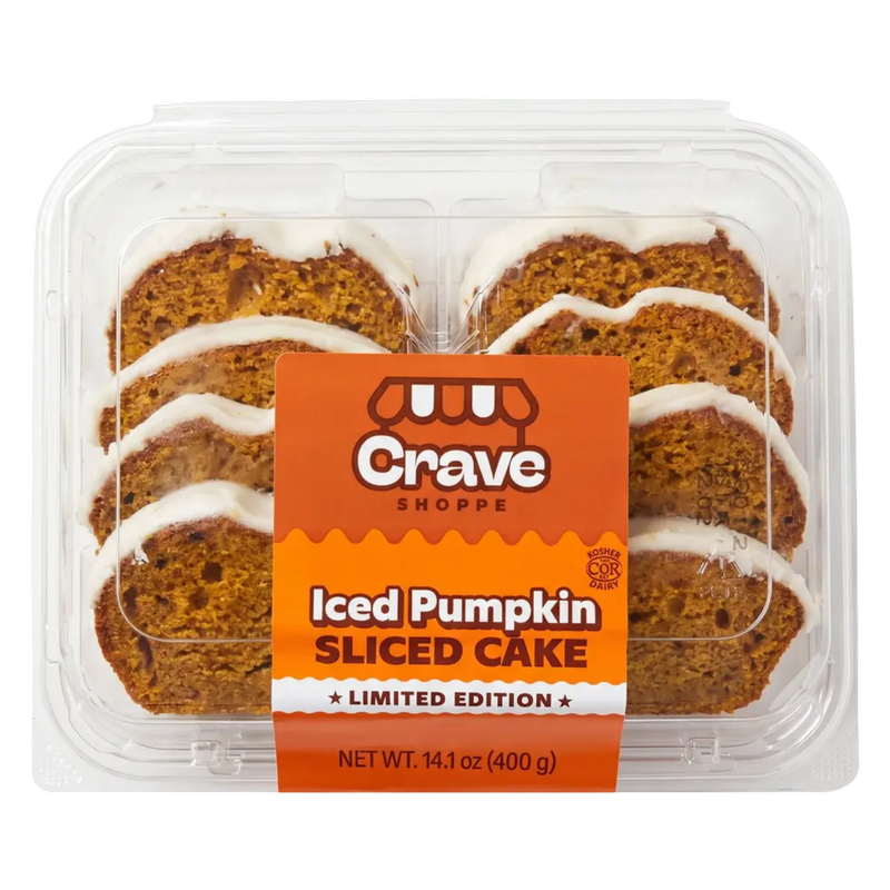 Crave Shoppe Iced Pumpkin Cake - 8ct (Limited Time Only)