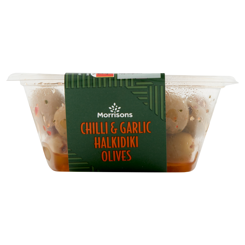 Morrisons Chilli & Garlic Olives, 150g