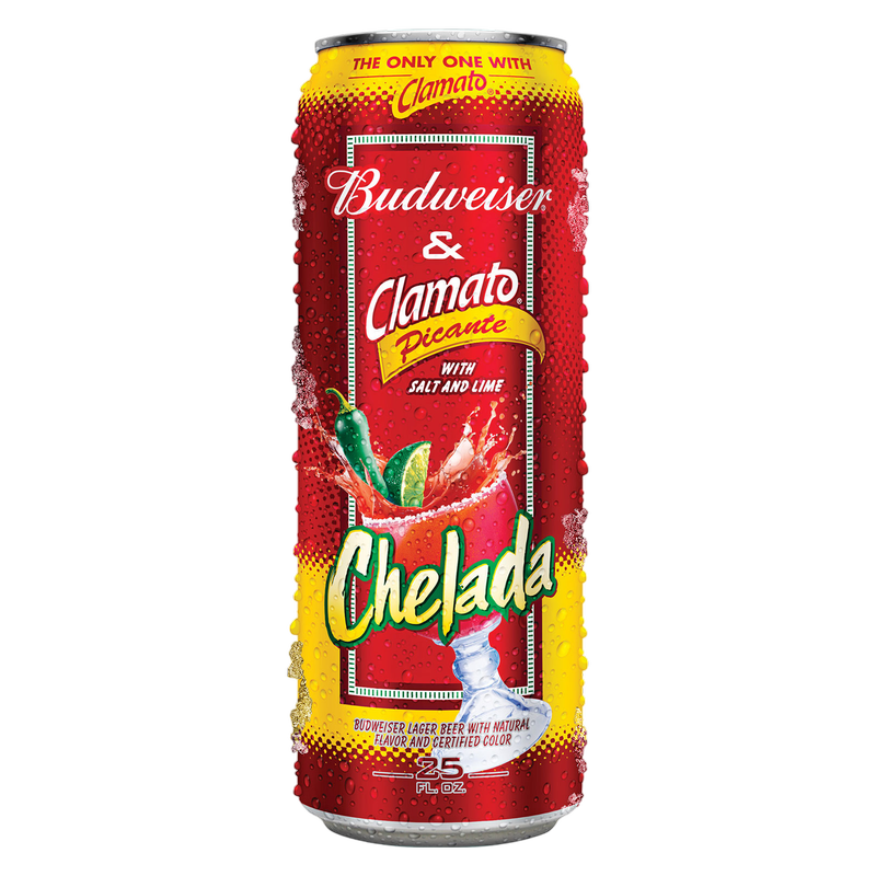 Budweiser Chelada Picante 25oz Can 5.0% ABV