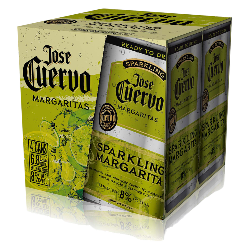 Jose Cuervo Sparkling Margarita 4pk 200ml Can 8% ABV