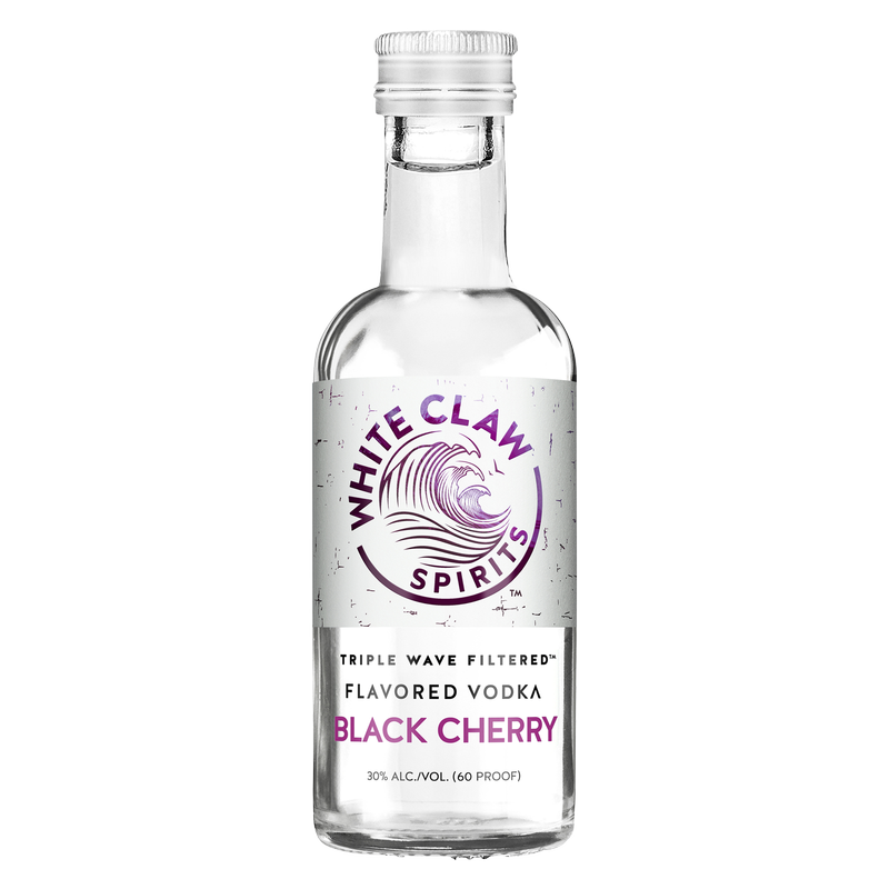 White Claw Black Cherry Flavored Vodka 50ml (60 Proof)