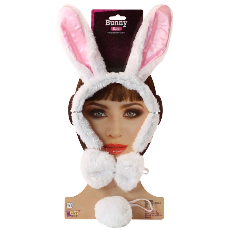 Halloween Adult Bunny 3 Piece Kit