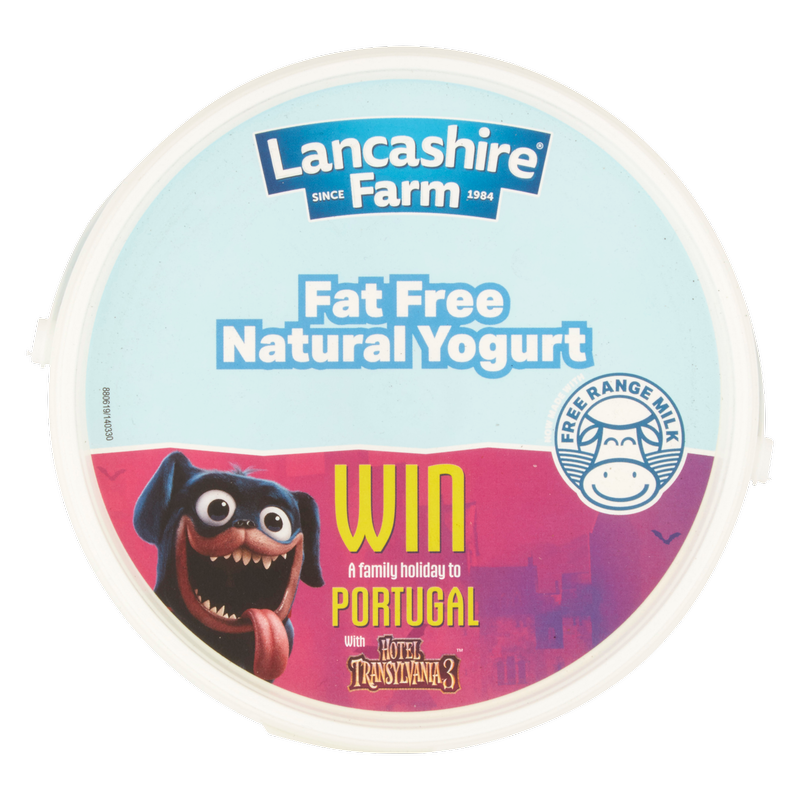 Lancashire Farm Fat Free Natural Yogurt, 1kg