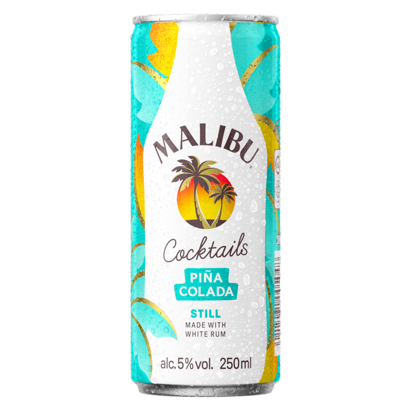 Malibu Pina Colada Cocktail, 250ml