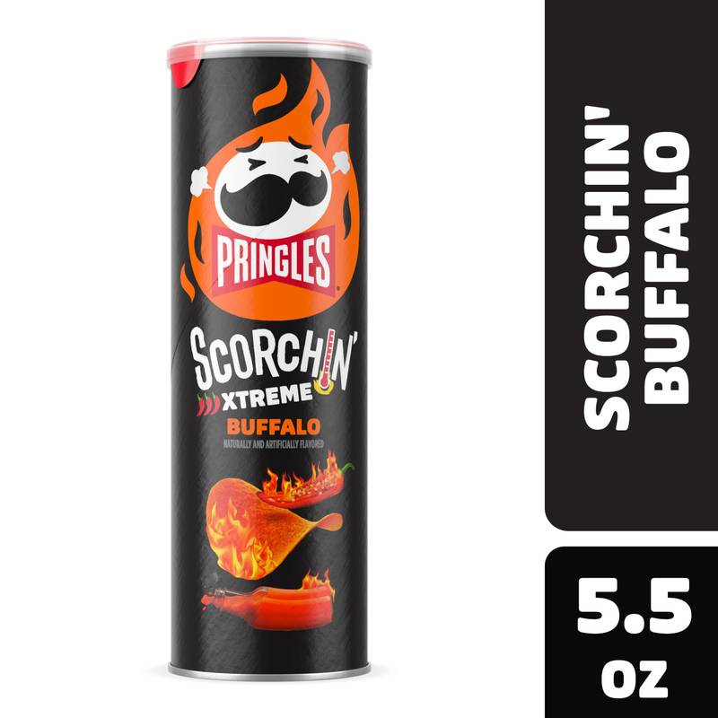 Pringles Scorchin' Buffalo Potato Crisps, 5.6oz