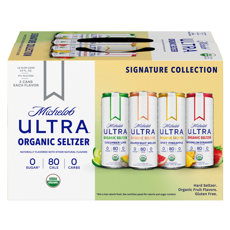 Michelob ULTRA Organic Hard Seltzer Variety Pack 12pk 12oz Slim Cans 4% ABV