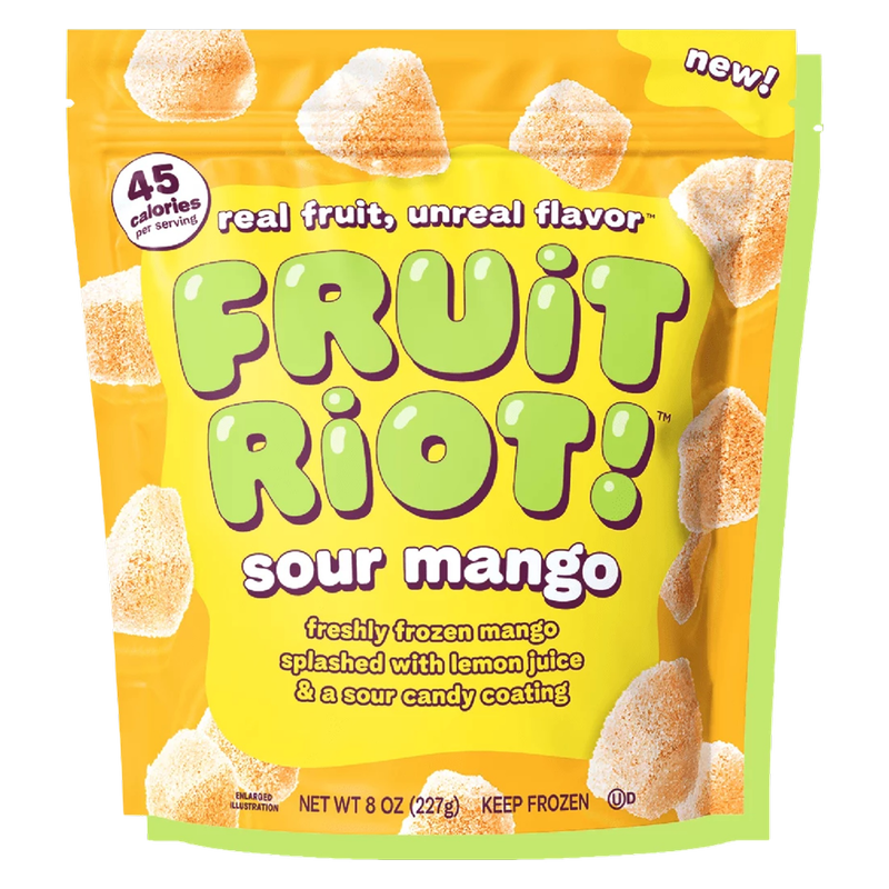 Fruit Riot Mango Sour Candy 8oz