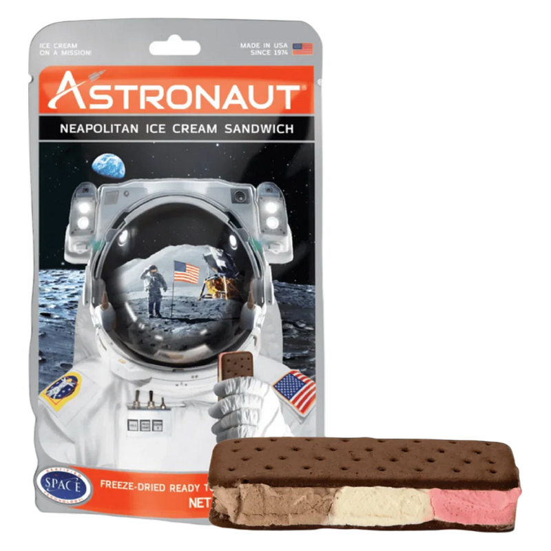 Astronaut Neapolitan Ice Cream Sandwich 2oz