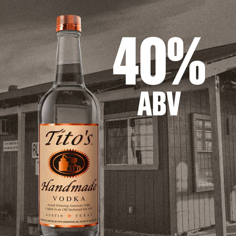 Tito's Handmade Vodka 750ml (80 Proof)