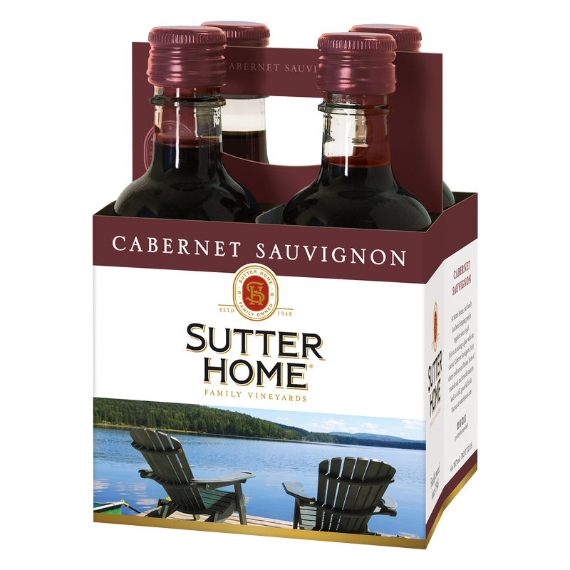 Sutter Home Cabernet Sauvignon 4pk 187ml