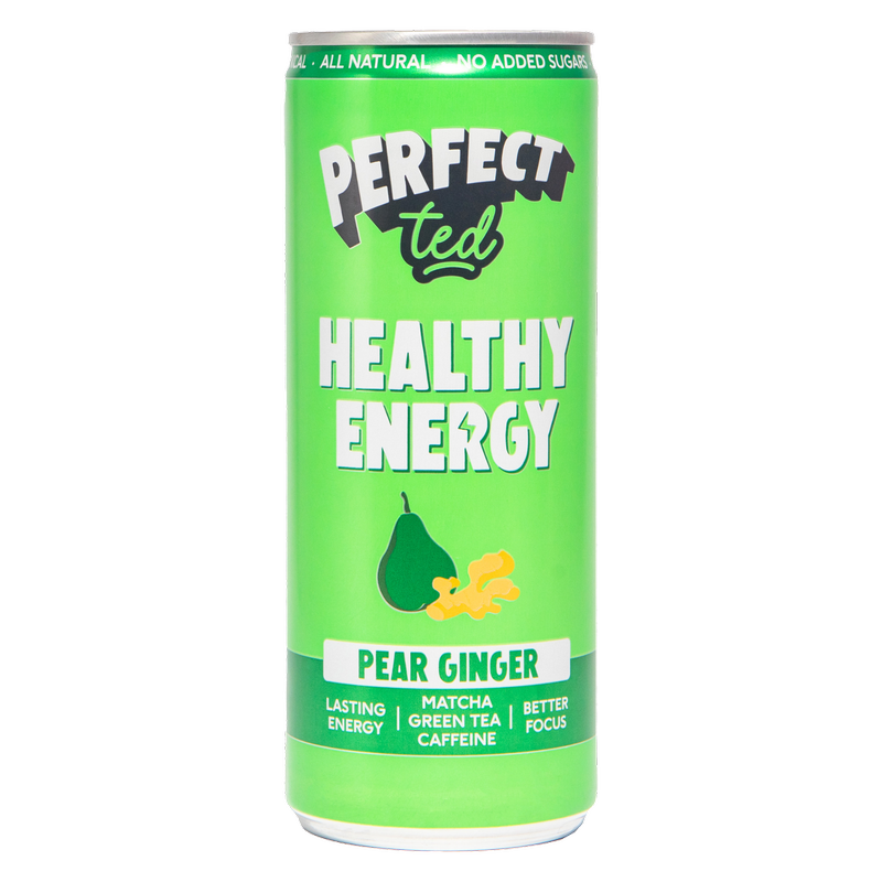 Perfect Ted Matcha Pear Ginger Energy Drink, 250ml