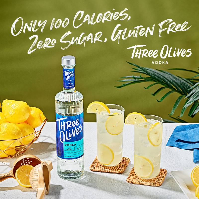 Three Olives Vodka Blueberry 750ml (60 Proof)
