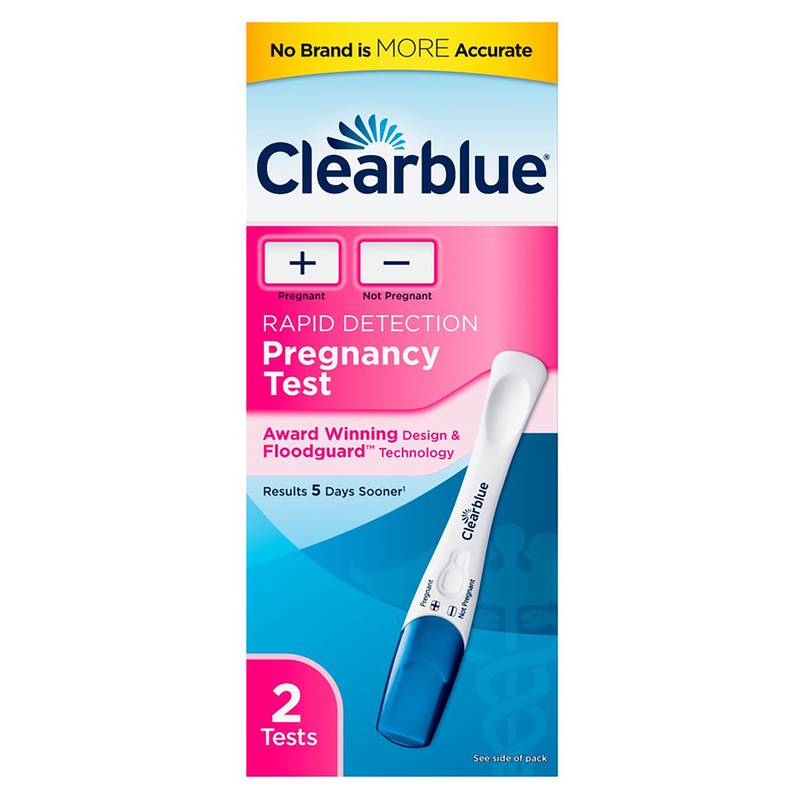 Clearblue Pregnancy Test Rapid Detection 2ct
