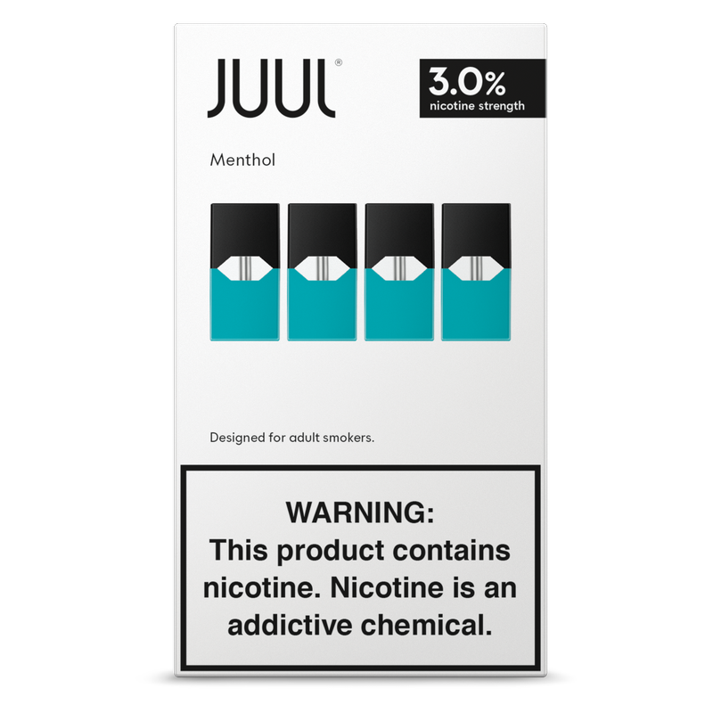 JUULpods Classic Menthol 3% nicotina, paquete de 4