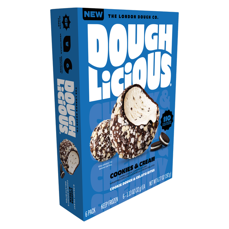Doughlicious Cookies n Cream Gelato Bites 6ct