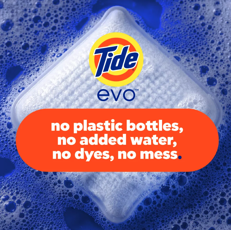 Tide Evo Detergente en tabletas para ropa, aroma original, 22 unidades