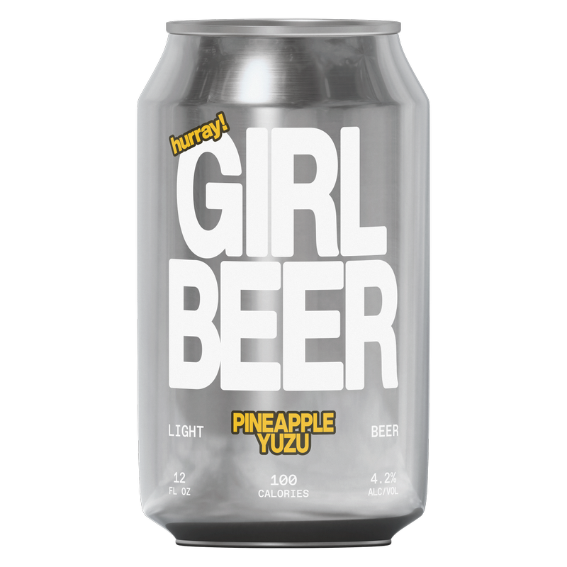 Hurray! Girl Beer Pineapple Yuzu Light Beer 6pk 12oz Can 4.2% ABV