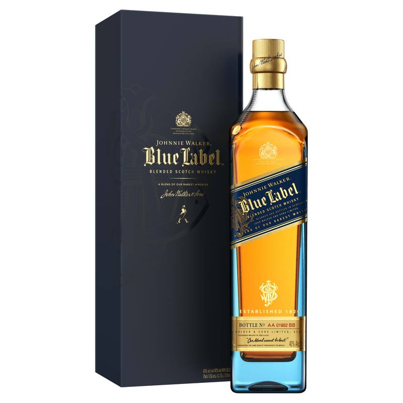 Johnnie Walker Black with 50ml Discovery Set 750ml (80 Proof