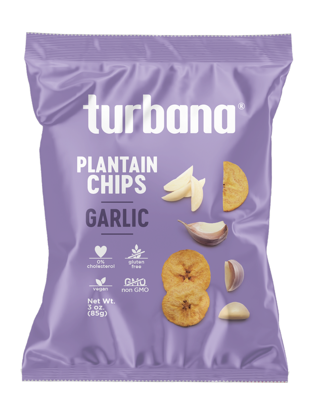 Turbana Garlic Plantain Chips 3oz Bag