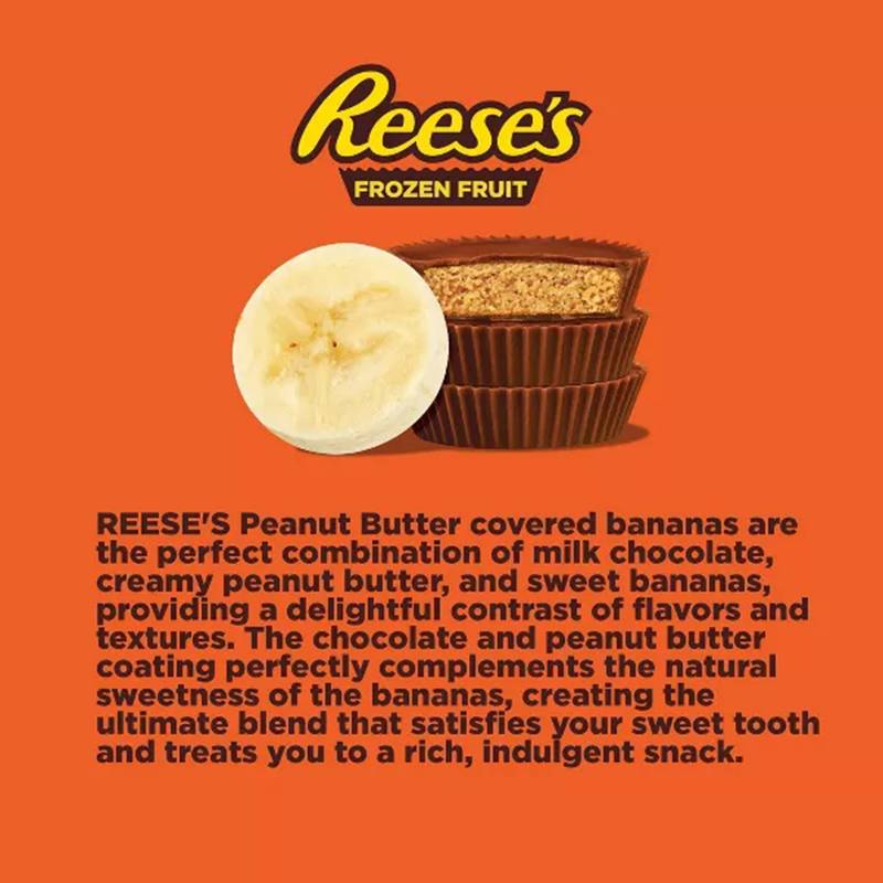 Reese's Frozen Banana Slices with Peanut Butter and Chocolate 8oz