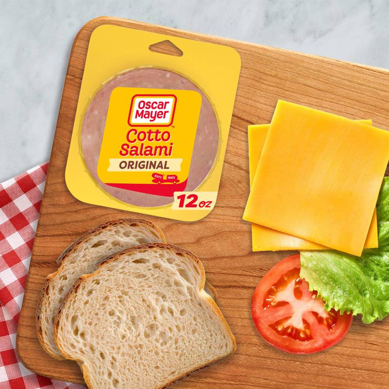 Oscar Mayer Cotto Salami Made with Chicken And Beef, Pork Added Sliced Lunch Meat, 12 oz. Pack