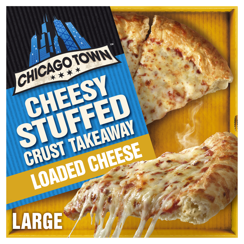 Chicago Town Cheesy Stuffed Crust Cheese Pizza, 630g