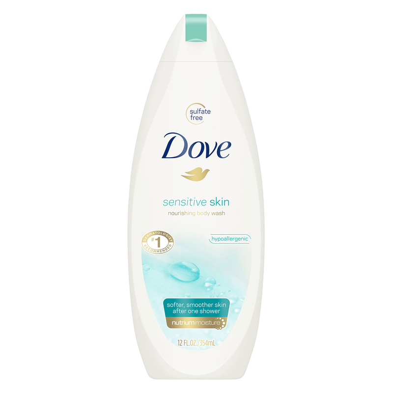 Dove Sensitive Skin Body Wash 12oz