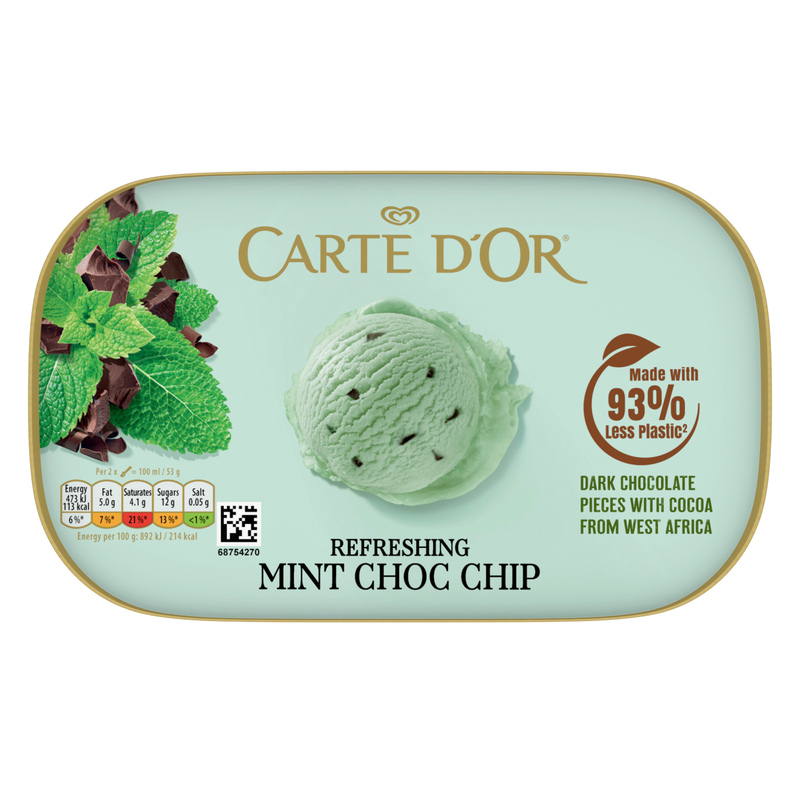 Carte D'or Mint Choc Chip, 900ml