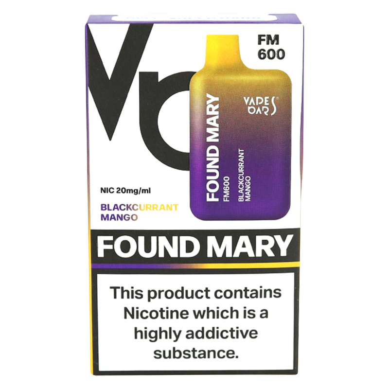 Found Mary FM600 Blackcurrant Mango, 1pcs