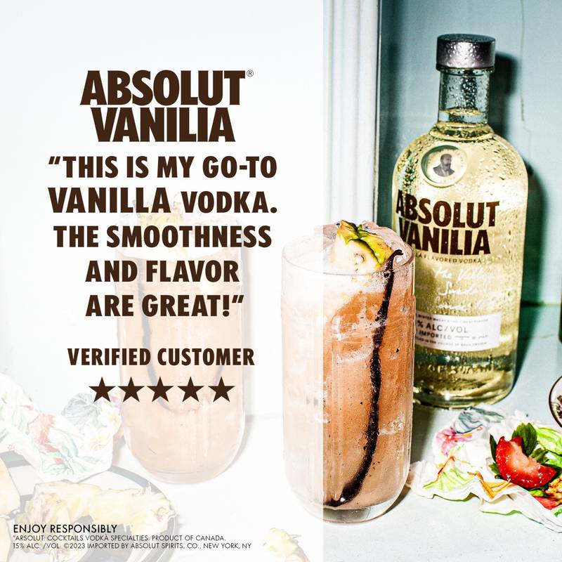 Absolut Vanilla Vodka 1L (76 proof)