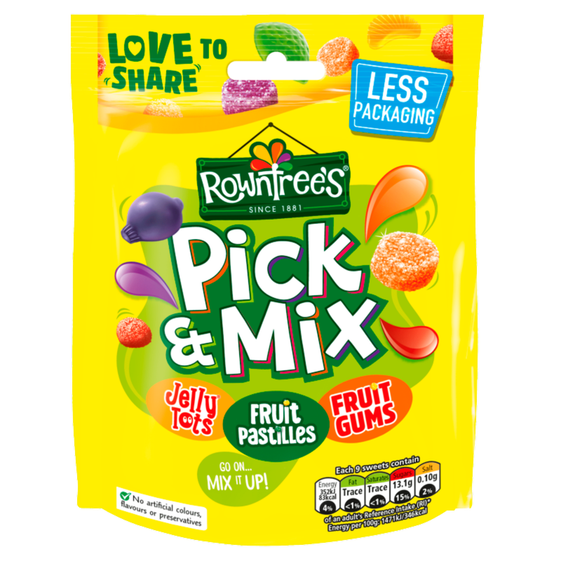 Rowntree's Pick N Mix Sweets, 150g