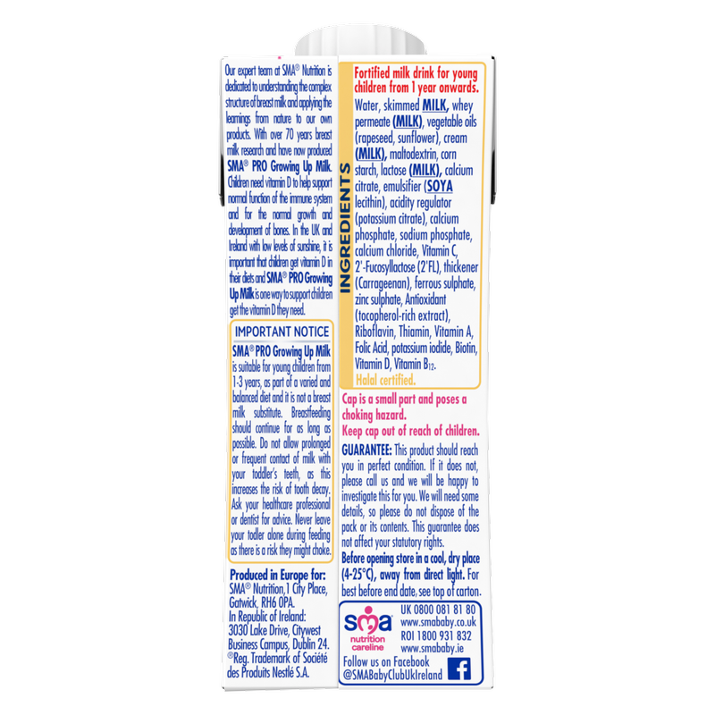 SMA PRO Ready To Drink Toddler Milk, 200ml