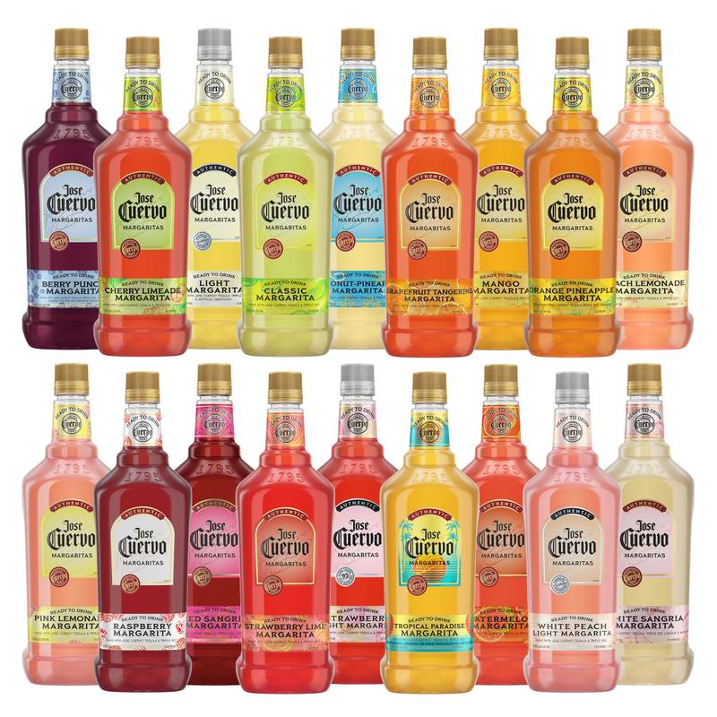 Jose Cuervo Authentic Margarita White Sangria Ready to Drink Cocktail 1.75L 9.95% ABV