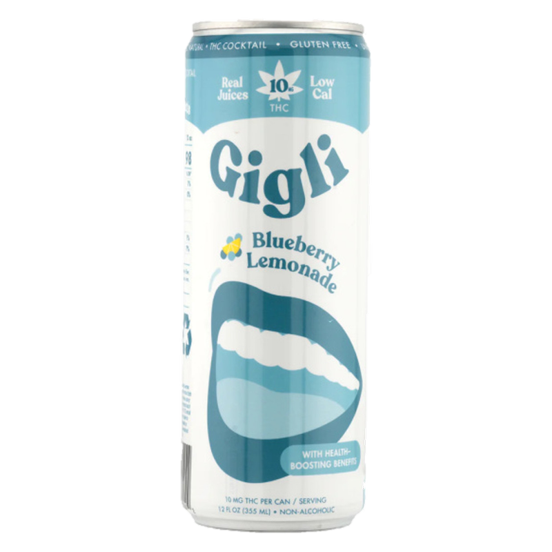 Gigli 10mg THC Blueberry Lemonade 4pk 12oz Can- XL