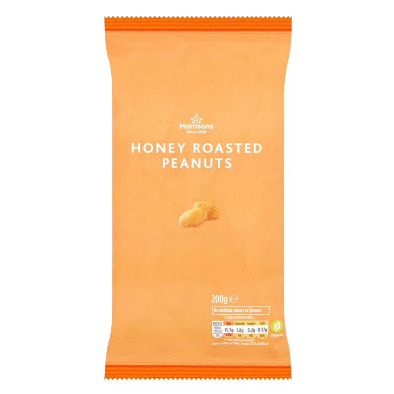 Morrisons Honey Roasted Peanuts, 200g